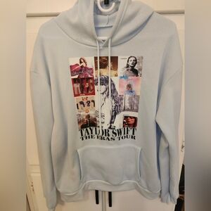Taylor Swift The Eras Tour Hoodie - Light Blue